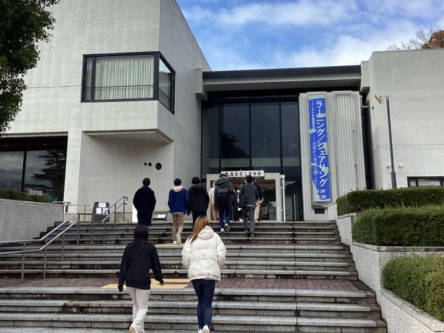 ▲鳥取県立博物館を訪問　