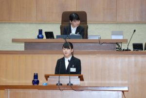 学生議会の様子