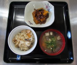 しょうのけご飯、けんちん汁、いとこ煮の完成！