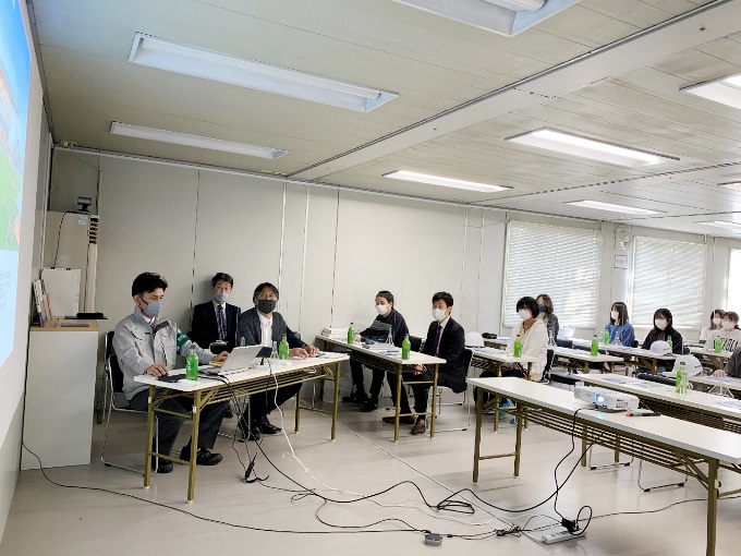 △竹中工務店様には東京本社とも繋いでリモートでの詳細なご説明もいただきました。