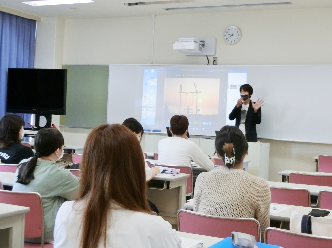 △写真家・柄木孝志氏による講義