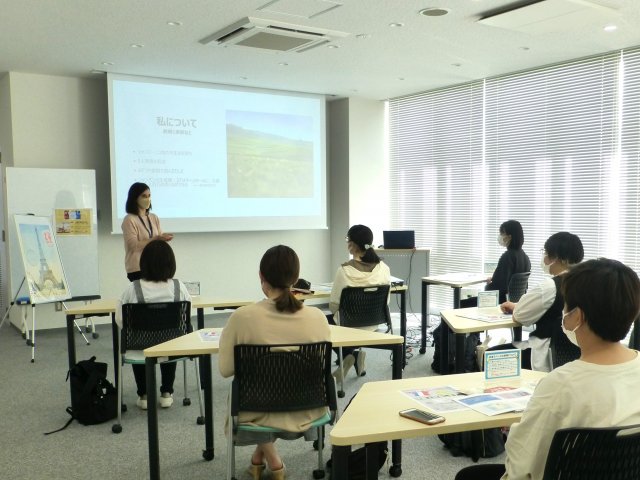 △講演会の様子　