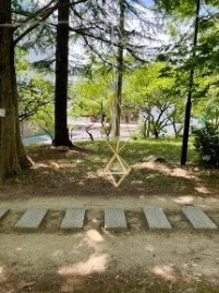 △学科アワーで制作するヒンメリ