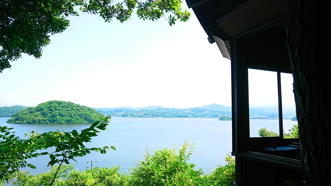 △天気も良く、湖山池の絶景を望むことができました☆