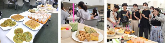 △台湾スイーツや軽食を自由に試食