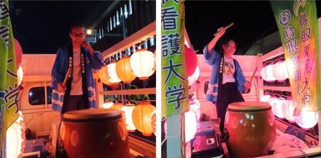 △鳥取看護大学・鳥取短期大学・鳥取短期大学附属こども園踊り子連