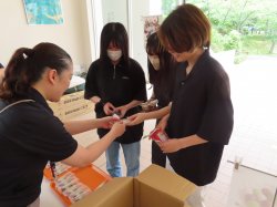 △打吹公園だんごを受け取りました！