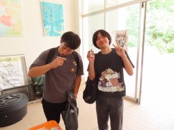 △学生たちも笑顔！