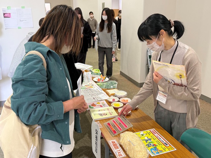 ▲栄養相談。普段の食生活について振り返りました。