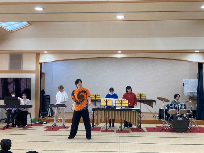 △曲間で「ジャムジャム！」と一緒に言ってもらいました