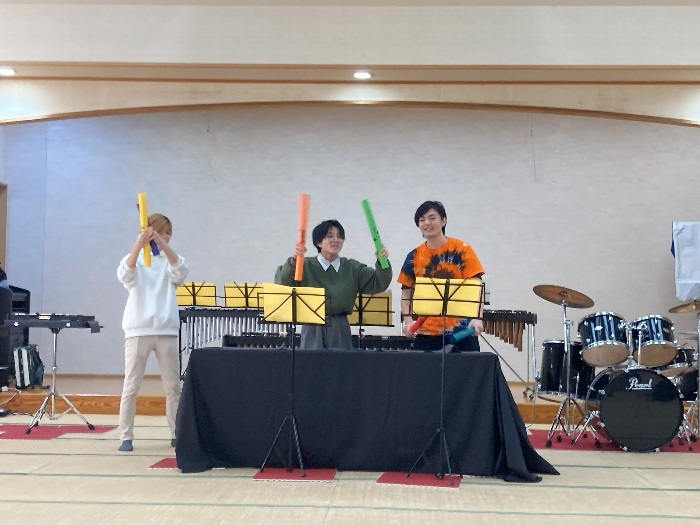 △大きな笑いと拍手をいただいたドレミパイプ