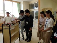 河北中学校の学校図書館を見学しました！