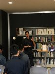図書館倶楽部主催　「全国大学ビブリオバトル2019　鳥取地区決戦（中国Eブロック）」に本学学生が出場しました。