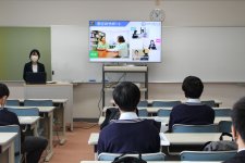 松江西高等学校のみなさんが見学に来られました！