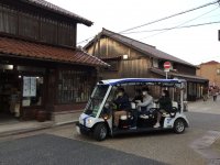 倉吉市のグリーンスローモビリティ地域試乗会に参加しました！