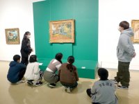 鳥取県立博物館で「対話型鑑賞」のファシリテーションに挑戦しました