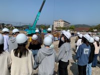 鳥取県立美術館の建設現場を訪問しました