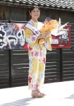 「2023打吹天女」に鳥取短期大学絣研究室の山田真梨菜さんが選ばれました！