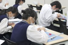 鳥取湖陵高等学校 緑地デザイン科のみなさんが見学に来られました！