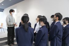 鳥取湖陵高等学校 情報科学科のみなさんが見学に来られました！